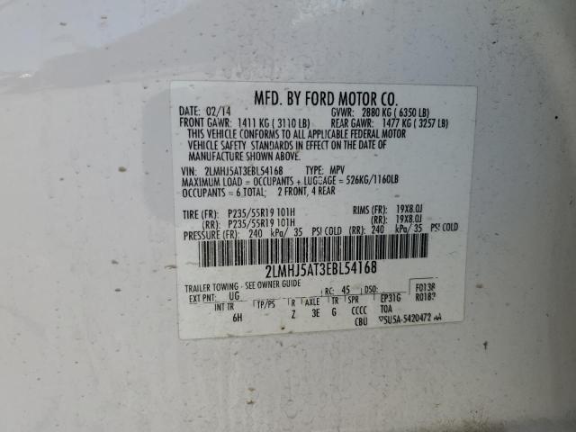 2LMHJ5AT3EBL54168 Lincoln MKT