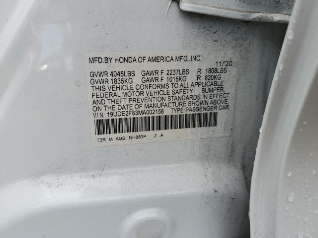 19UDE2F83MA002158 Acura Ilx Premium A-spec