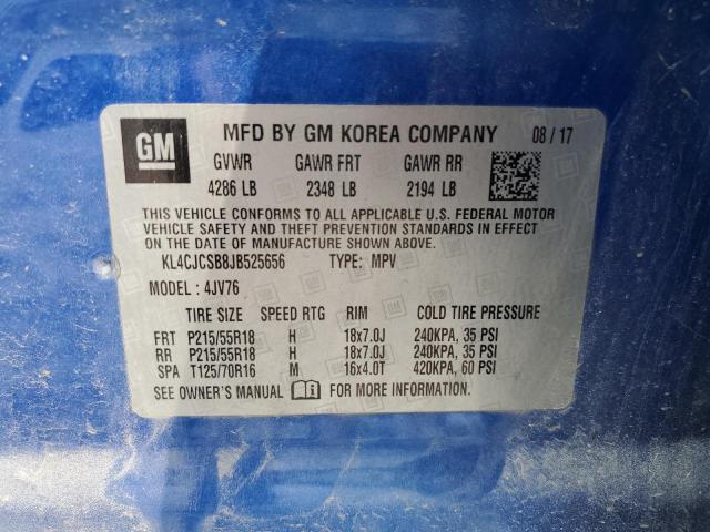 KL4CJCSB8JB525656 Buick Encore Essence