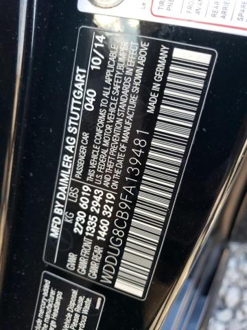 WDDUG8CB9FA139481 Mercedes-Benz S 550
