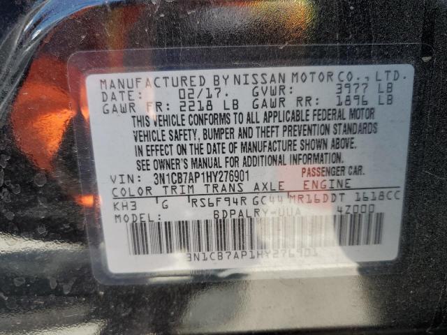 3N1CB7AP1HY276901 Nissan Sentra Sr Turbo