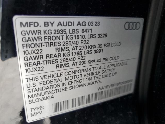 2023 AUDI Q8 PREMIUM WA1EVBF18PD026300