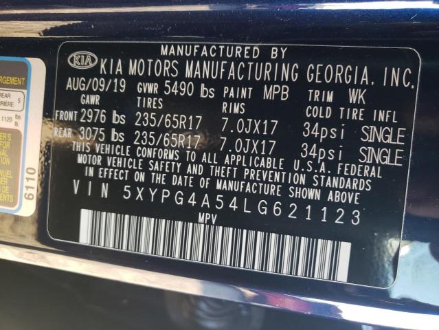 5XYPG4A54LG621123 KIA SORENTO S