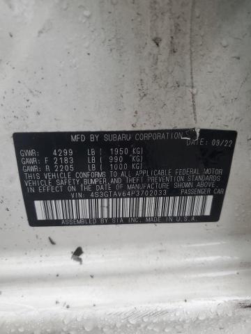  SUBARU IMPREZA 2023 Білий