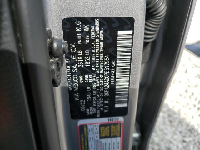 3KPA24AD0PE517954 Kia Rio LX 10