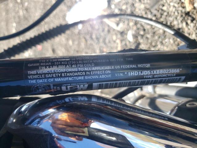 2011 HARLEY-DAVIDSON FLSTN 1HD1JD51XBB023866