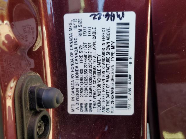 2HKRM4H53GH603525 Honda CR-V EX