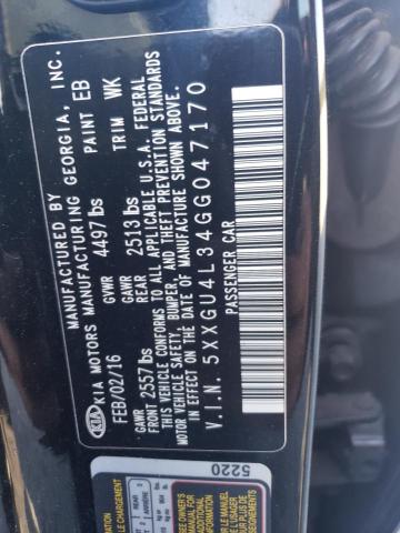 2016 KIA OPTIMA EX - 5XXGU4L34GG047170