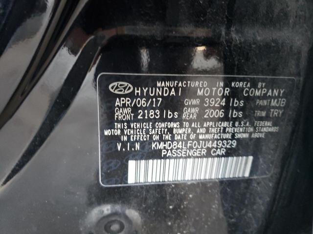 2018 HYUNDAI ELANTRA SE - KMHD84LF0JU449329
