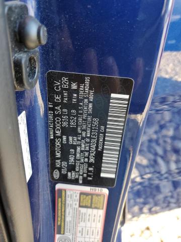 3KPA24AD3LE311568 Kia Rio LX 10