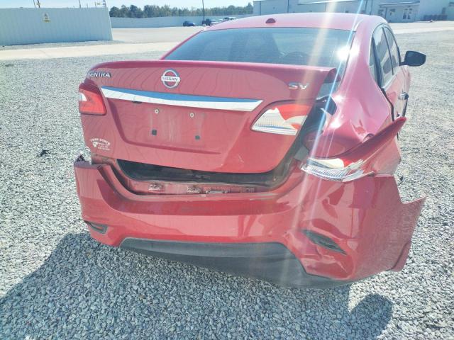  NISSAN SENTRA 2018 Червоний
