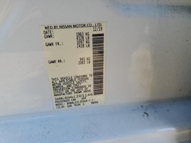 1N4BL4EV4LC205146 Nissan ALTIMA SL