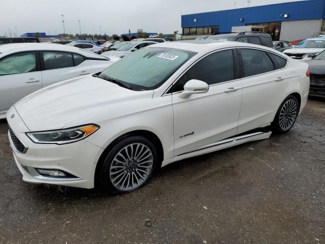 Lot #2508177284 2017 FORD FUSION TIT salvage car