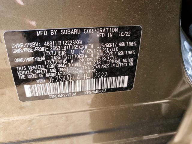 JF2SKAEC4PH412222 Subaru Forester Premium