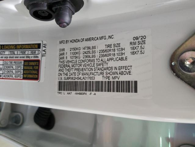 5J6RW2H54LA017653 Honda CR-V EX