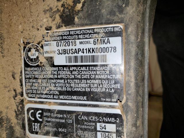 2019 CAN-AM DEFENDER M - 3JBUSAP41KK000078