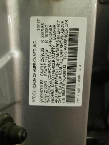 2018 ACURA TLX ADVANC 19UUB3F76JA006433