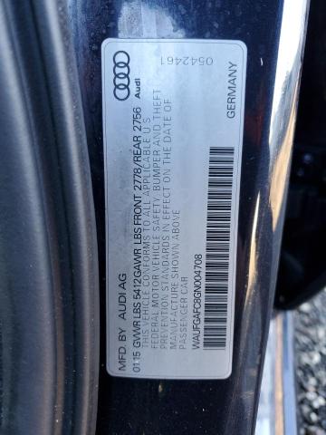 WAUFGAFC8GN004708 Audi A6 Premium Plus