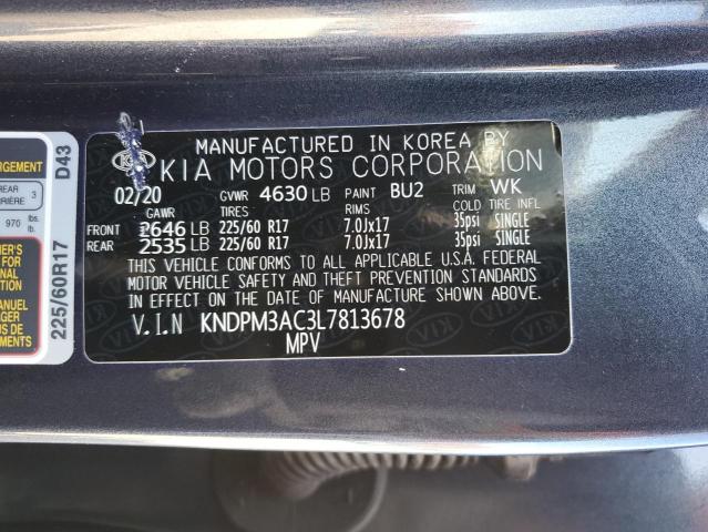 KNDPM3AC3L7813678 | 2020 KIA SPORTAGE L