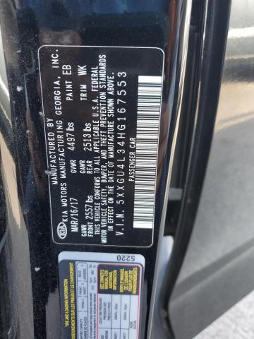 5XXGU4L34HG167553 KIA OPTIMA EX