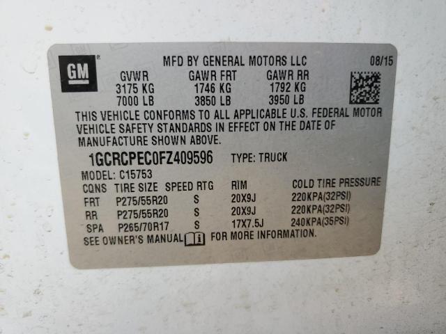 1GCRCPEC0FZ409596 Chevrolet Silverado C1500