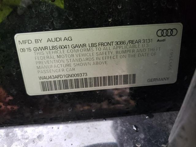 2016 AUDI A8 QUATTRO WAU43AFD1GN009373