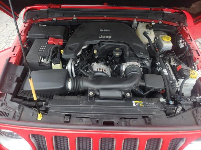  JEEP WRANGLER 2018 Червоний