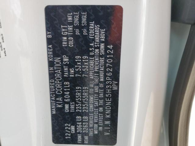 KNDNE5H33P6270124 KIA Carnival Sx