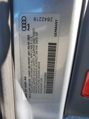 WAUD3BF27PN002609 Audi A6 PREMIUM 12