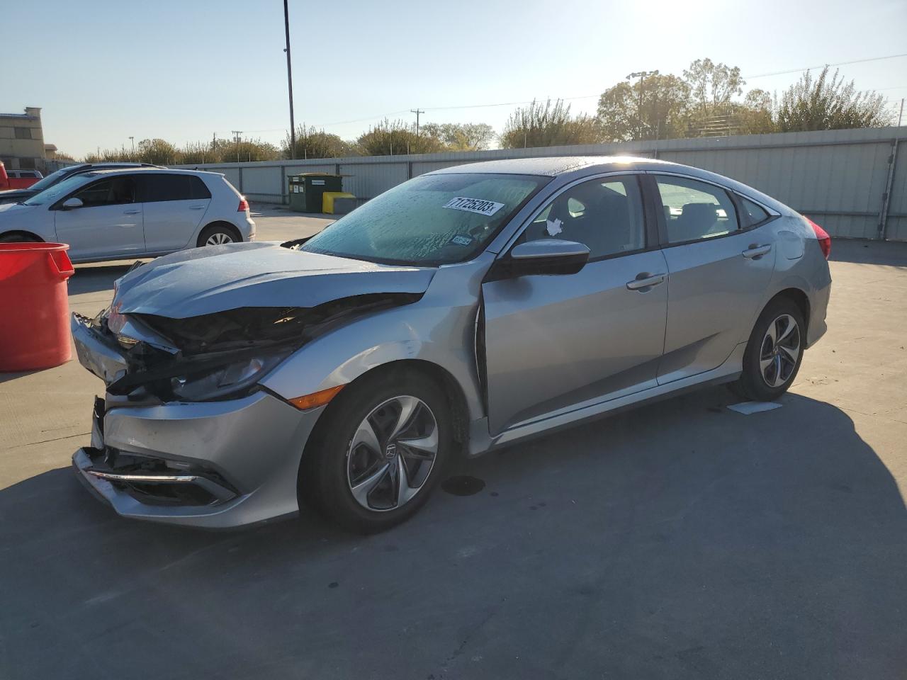 Lot #2492173583 2020 HONDA CIVIC LX