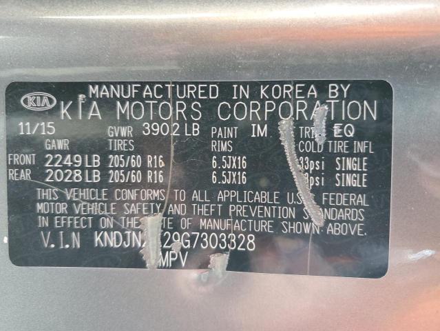 KNDJN2A29G7303328 2016 Kia Soul