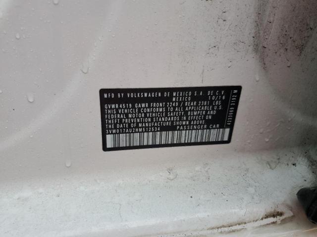 2017 VOLKSWAGEN GOLF SPORT - 3VW017AU2HM512534