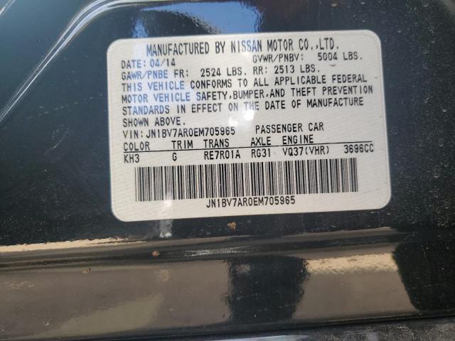 JN1BV7AR0EM705965 Infiniti Q50 BASE
