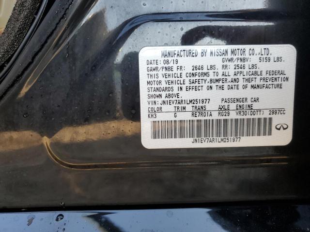 2020 INFINITI Q50 PURE - JN1EV7AR1LM251977