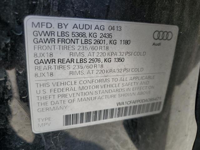 VIN WA1CFAFP0DA085471 2013 Audi Q5, Premium no.13