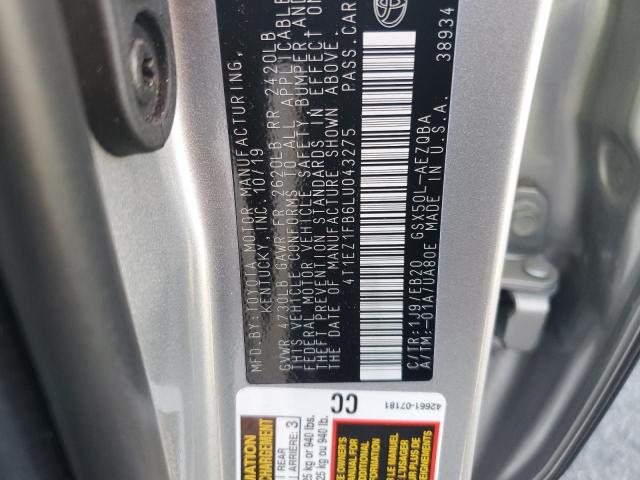 2020 TOYOTA AVALON XSE 4T1EZ1FB6LU043275