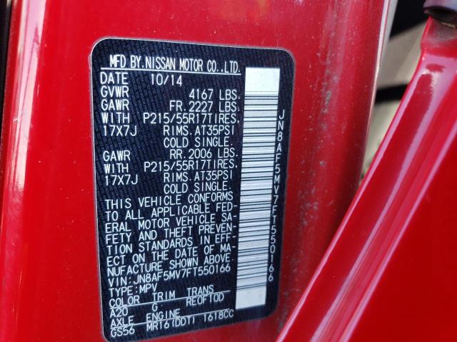 2015 NISSAN JUKE S - JN8AF5MV7FT550166