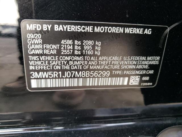 3MW5R1J07M8B56299 BMW 330I