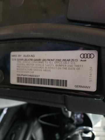 2017 AUDI A4 PRESTIG - WAUFNAF41HN003027
