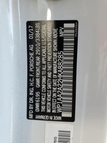 WP1AA2A22HKA88285 Porsche Cayenne