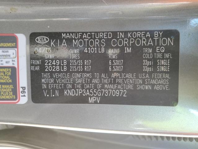 2016 KIA SOUL + - KNDJP3A55G7370972