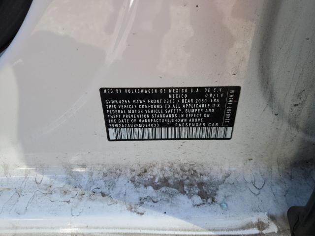 2015 VOLKSWAGEN GOLF TDI - 3VW2A7AU8FM024033