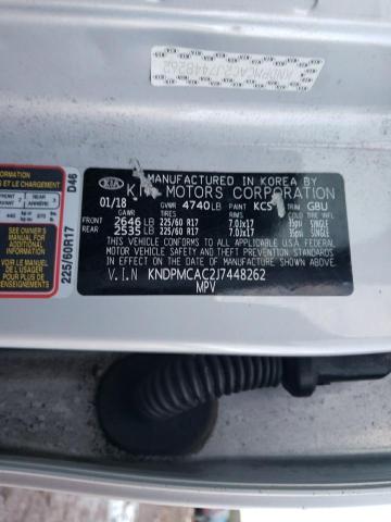 KNDPMCAC2J7448262 KIA Sportage Lx