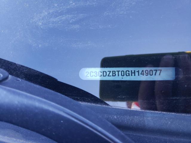2C3CDZBT0GH149077 Dodge Challenger R/t