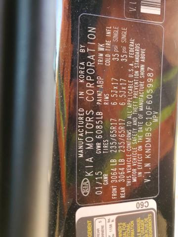KNDMB5C10F6059987 KIA SEDONA LX