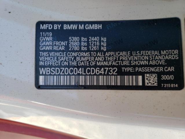 WBSDZ0C04LCD64732 BMW M8  12