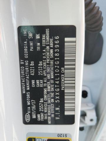 5XXGT4L10JG183966 KIA Optima Lx