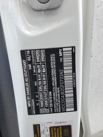 WDC0G4JB2GF072242 Mercedes-Benz GLC 300