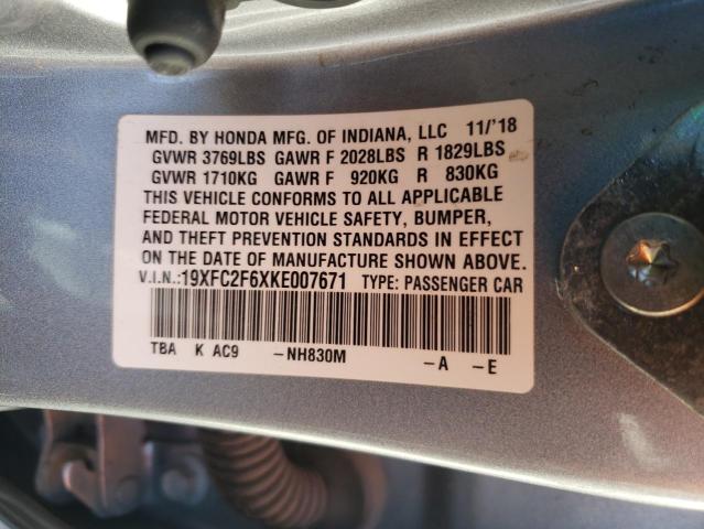 19XFC2F6XKE007671 Honda Civic Lx