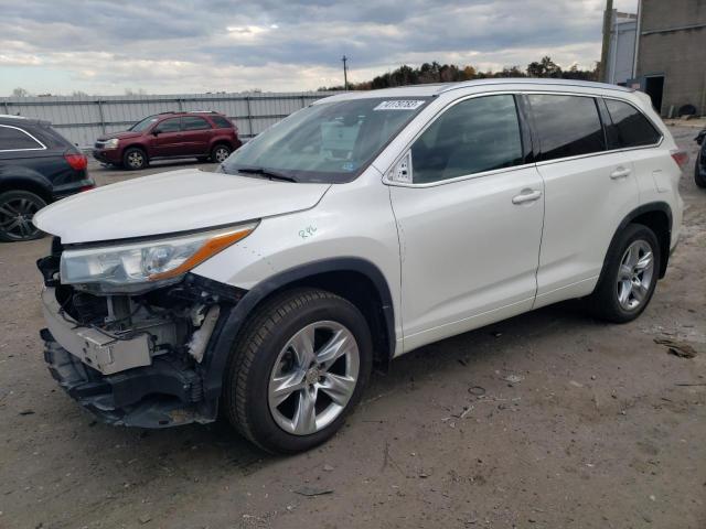 VIN 5TDDKRFH8FS165653 2015 Toyota Highlander, Limited no.1